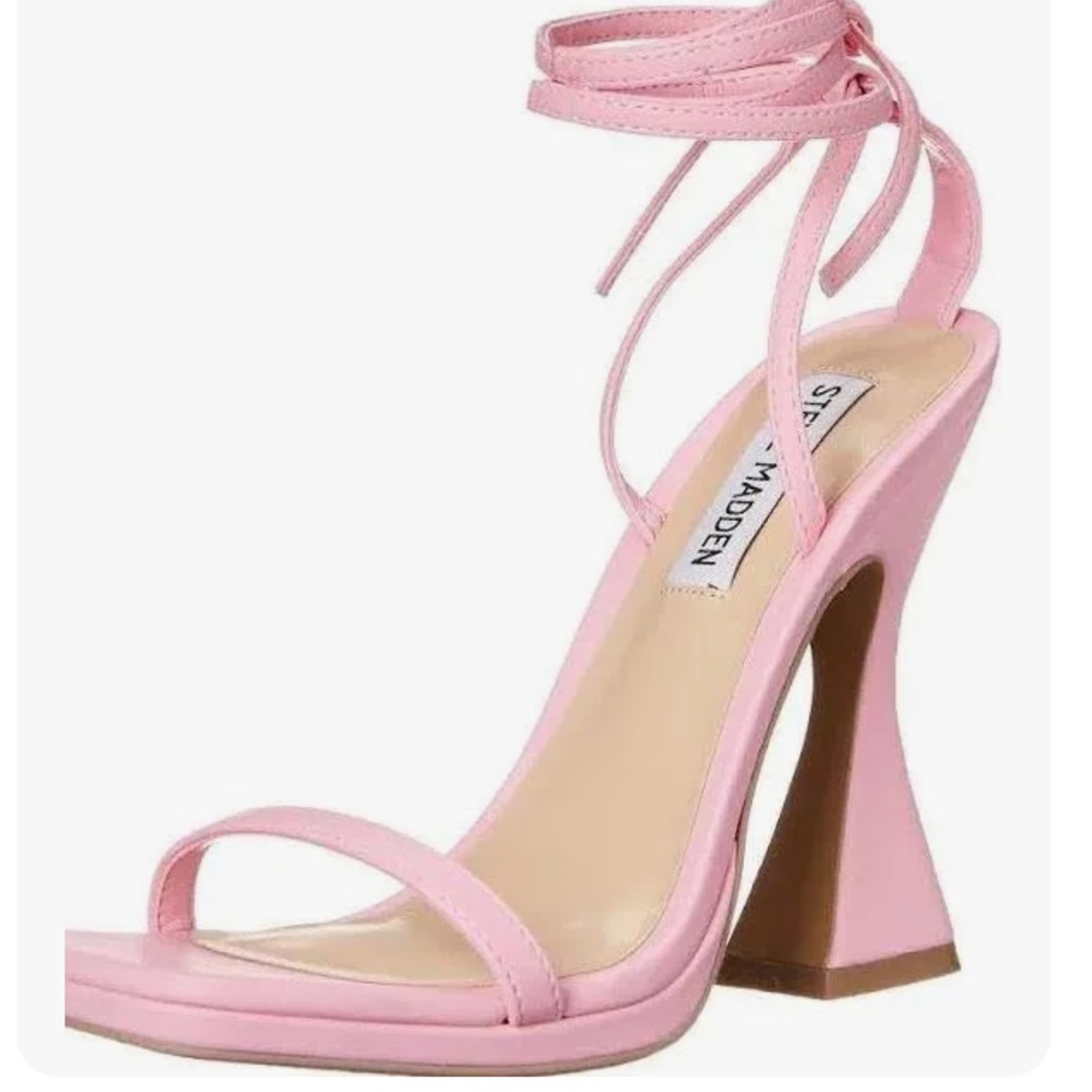 Barbie pink Steve Madden strappy heels